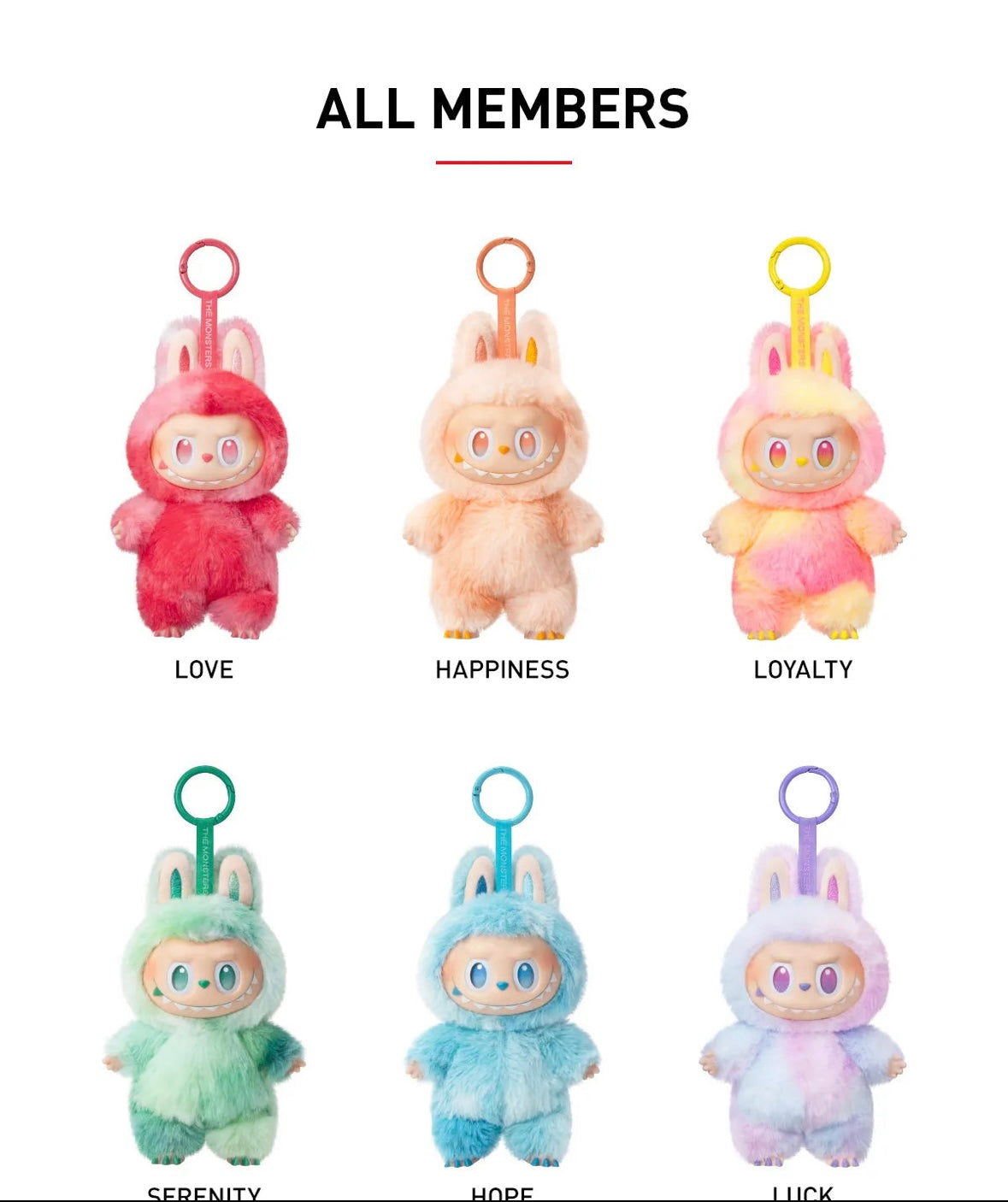 Peluche Labubu Big into Energy Series
- Blind BOX 6 pièces