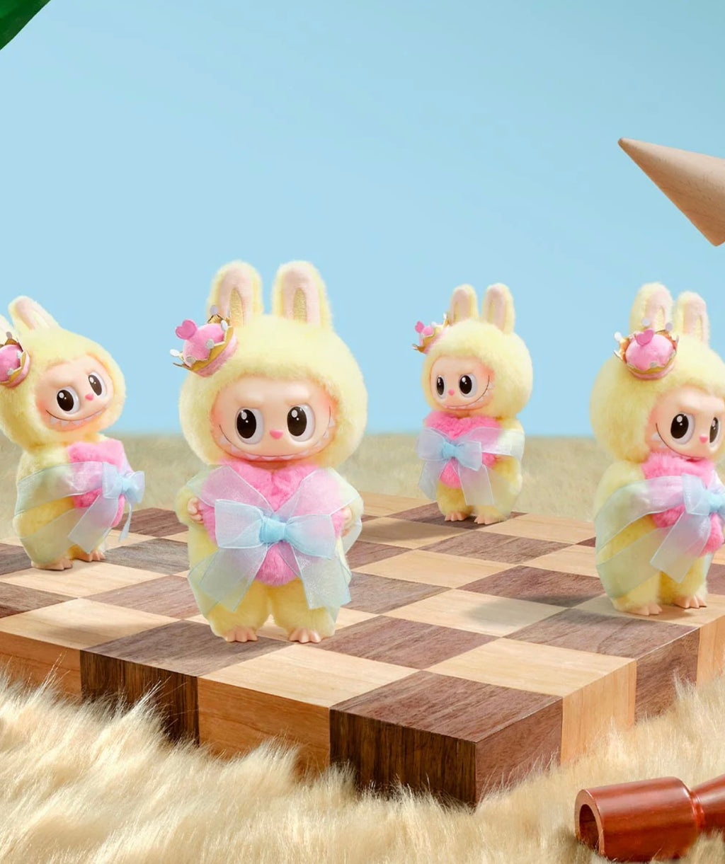 Peluche Labubu pour fille THE MONSTERS Let's Checkmate Series Vinyl