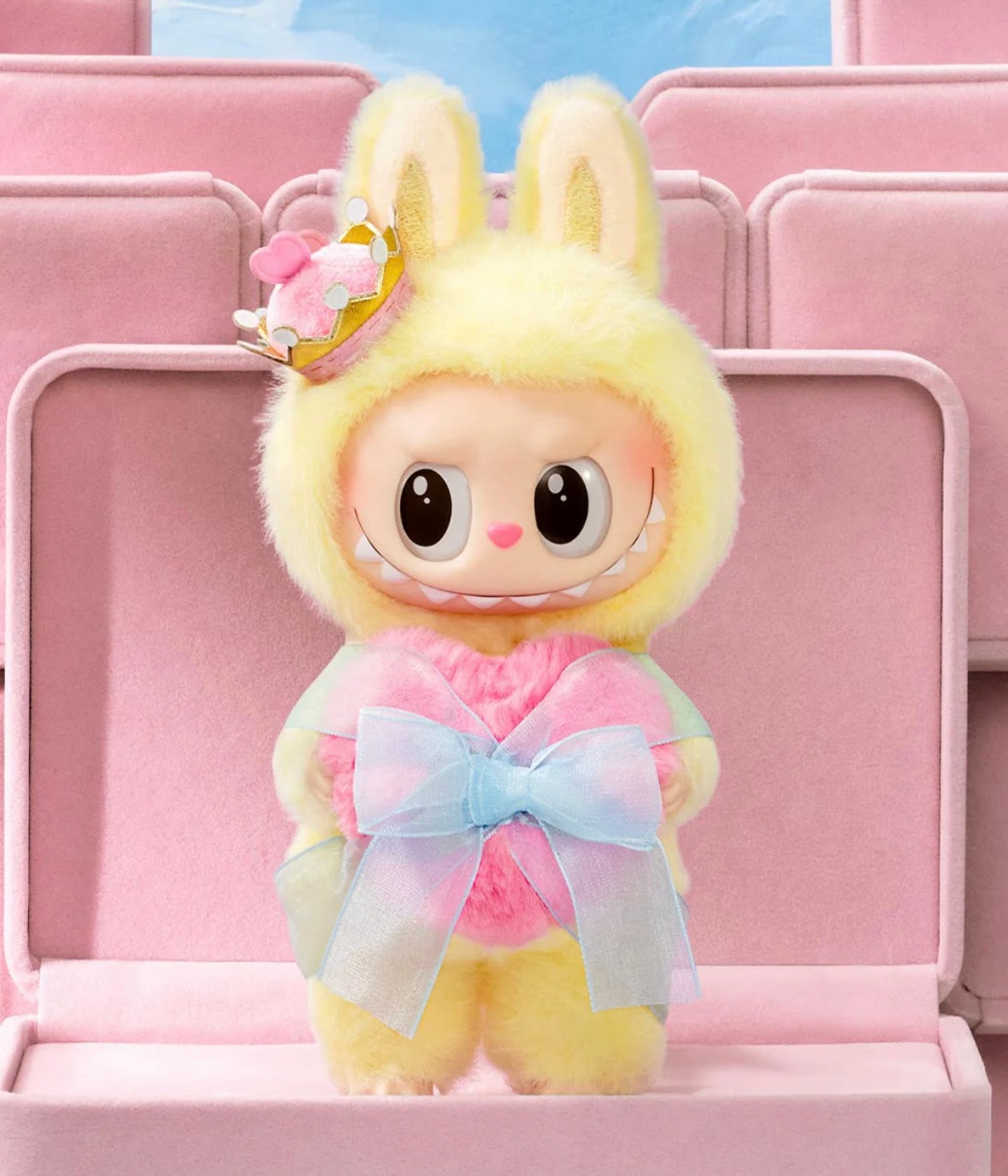 Peluche Labubu pour fille THE MONSTERS Let's Checkmate Series Vinyl